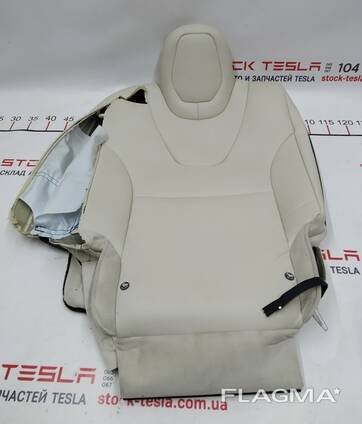 1103322-05-D z Rückenlehnenpolster, einzelne rechte Sitzreihe 2 PUR CRM (beschädigt) Tesla