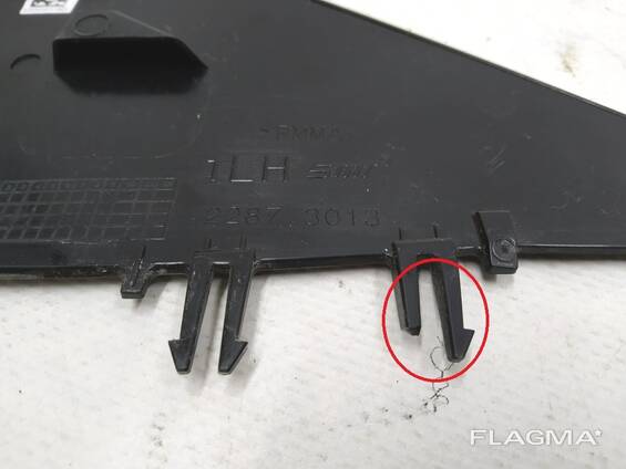 60088688-20-BF Panorama-Dachrahmenverkleidung Vorderteil Tesla Modell S, Modell S REST 100