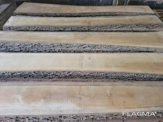 Kiln Dried Unedged Oak boards