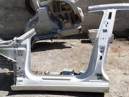 Korpusblech Träger A / B links PPSW mit Längsträger, Glas, Flügelablage Tesla Modell 3 107