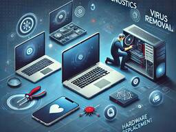 Reparatur &amp; Einrichtung vo Computer, Laptop und Smartphone