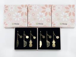 Schmuck Mix Happy Charms 3er Set Großhandel, Marke: Fitvia, A-Ware, Restposten