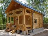 Сруб дома, бани из оцилиндрованного бревна - photo 12