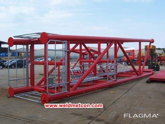 Building steel structures.